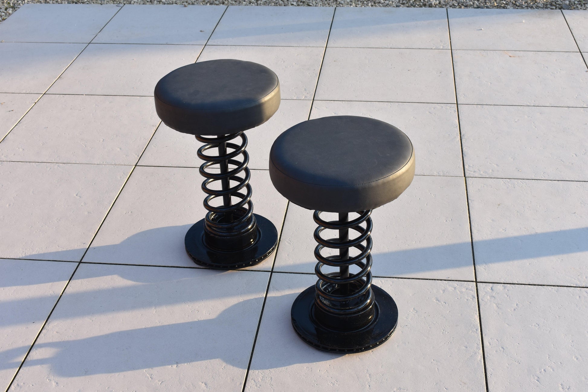 Coil Spring Bar Stool - Pistonary